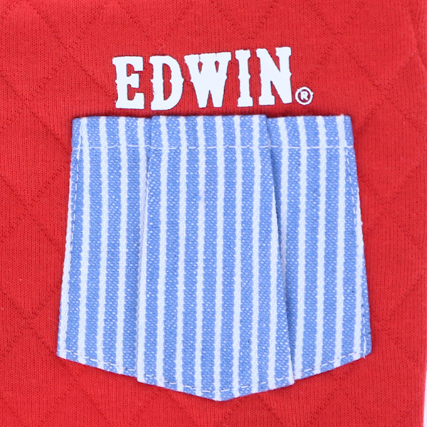 EDWIN（ エドウィン）ポケット付キルティングスウェット