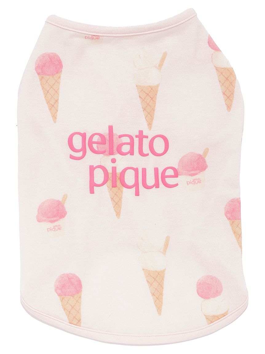 gelato pique（ジェラートピケ）【CAT&DOG】【販路限定商品】アイス柄COOLプルオーバー｜全2色