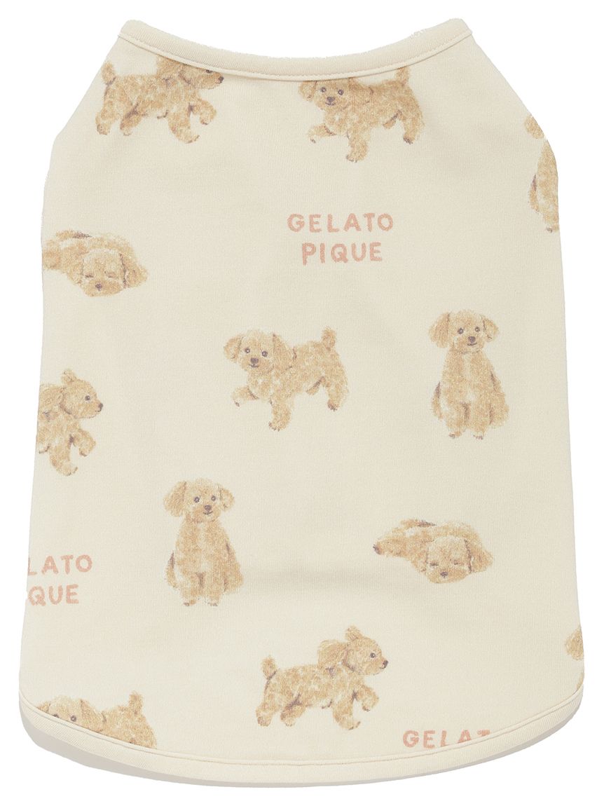 gelato pique（ジェラートピケ）【CAT&DOG】【販路限定商品】トイプードル柄COOLプルオーバー｜全2色