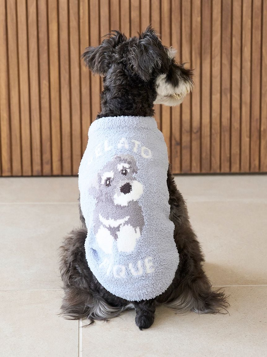 gelato pique(ジェラートピケ)【CAT&DOG】【販路限定商品】ベビモコシュナウザージャガードプルオーバー|全2色