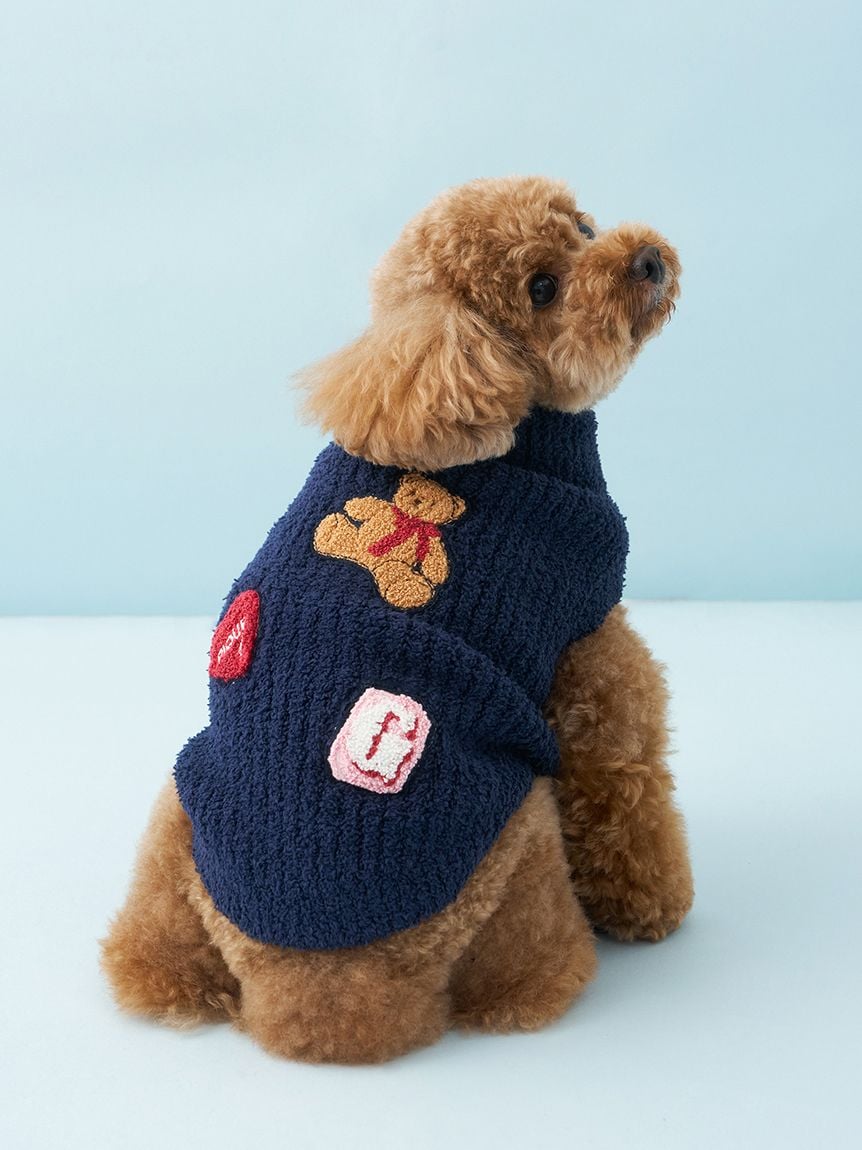 gelato pique(ジェラートピケ)【CAT&DOG】【販路限定商品】ベビモコベアサガラ刺繍プルオーバー|全3色