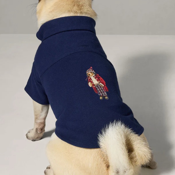 RALPH LAUREN(ラルフローレン)ホリデーベアメッシュポロシャツ / Holiday Bear Dog Mesh Polo Shirt