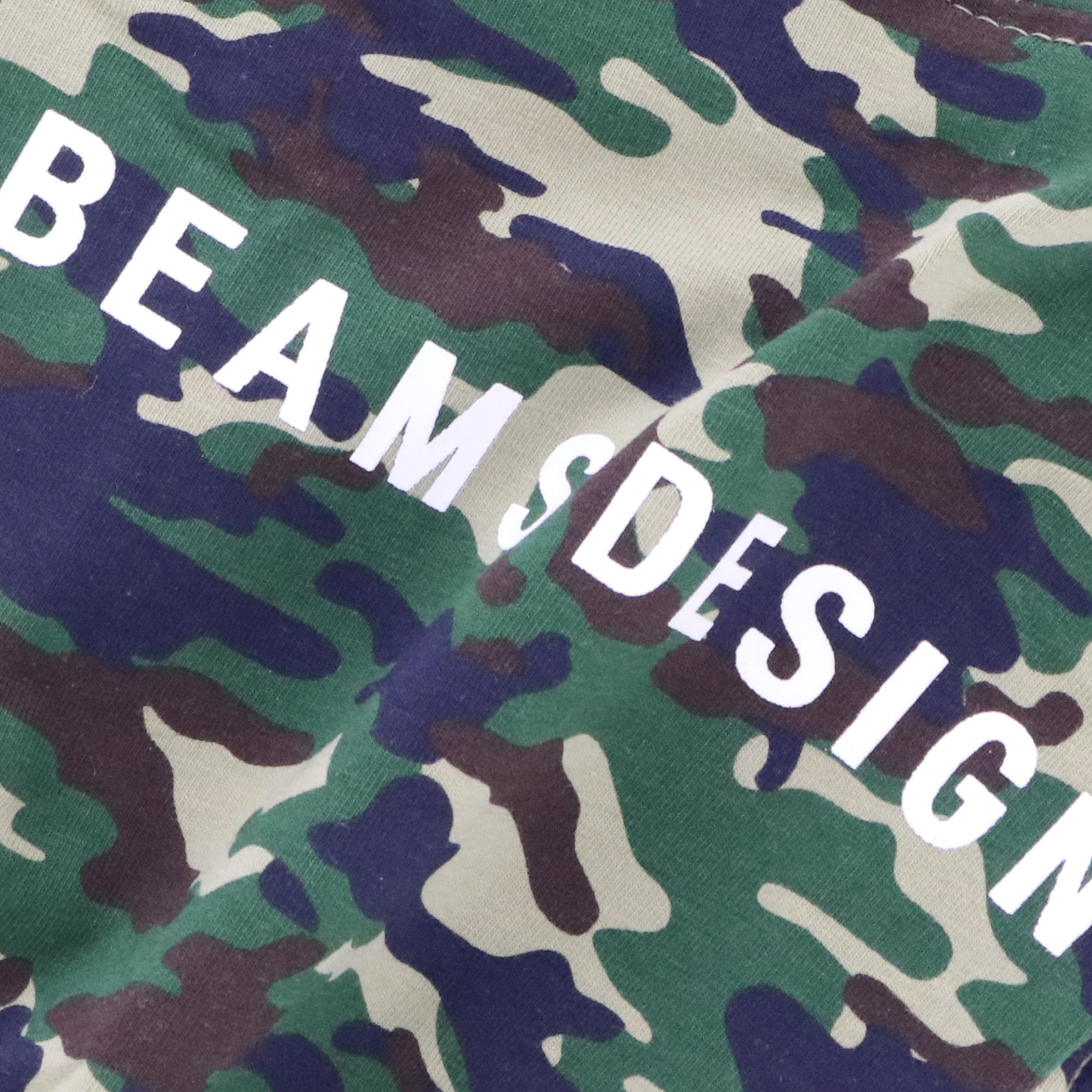 BEAMS DESIGN（ビームス デザイン）スタンダードシャツ カモフラージュ柄