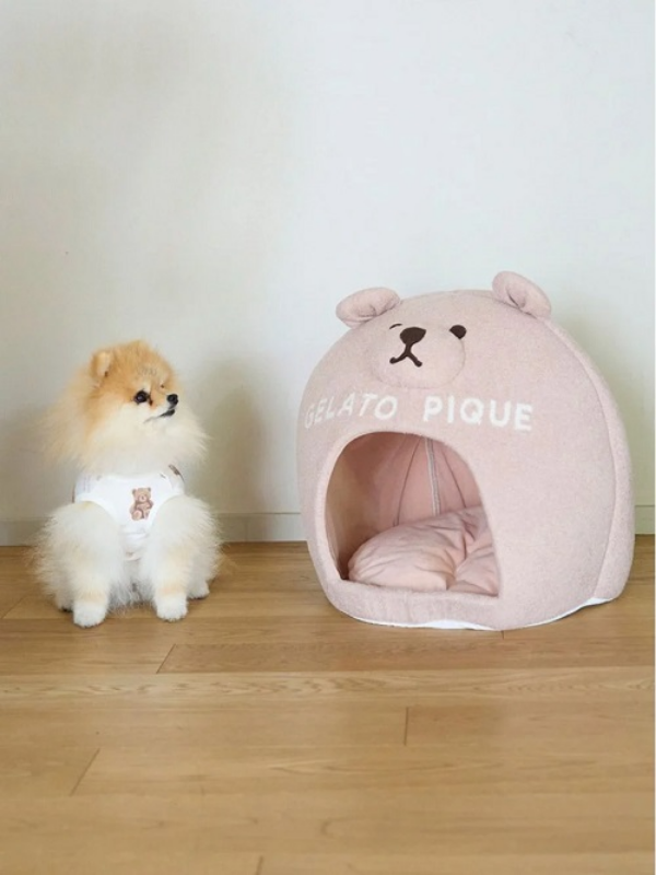 gelato pique（ジェラートピケ）【CAT&DOG】【販路限定商品】ベアモチーフハウス