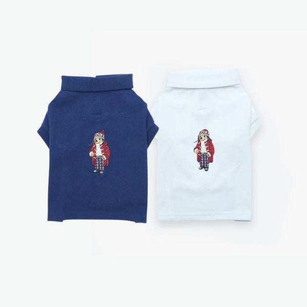 RALPH LAUREN（ラルフローレン）ホリデーベアメッシュポロシャツ / Holiday Bear Dog Mesh Polo Shirt