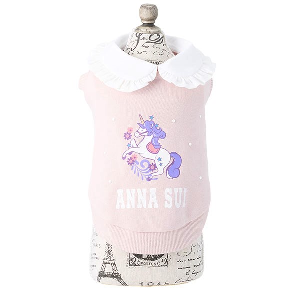 2024新商品 ANNA SUI（アナ スイ）ユニコーン襟付きプルオーバー