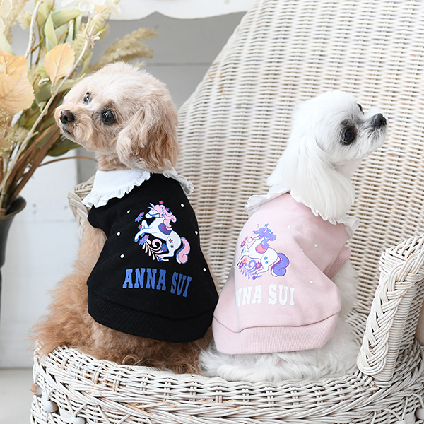 2024新商品 ANNA SUI（アナ スイ）ユニコーン襟付きプルオーバー