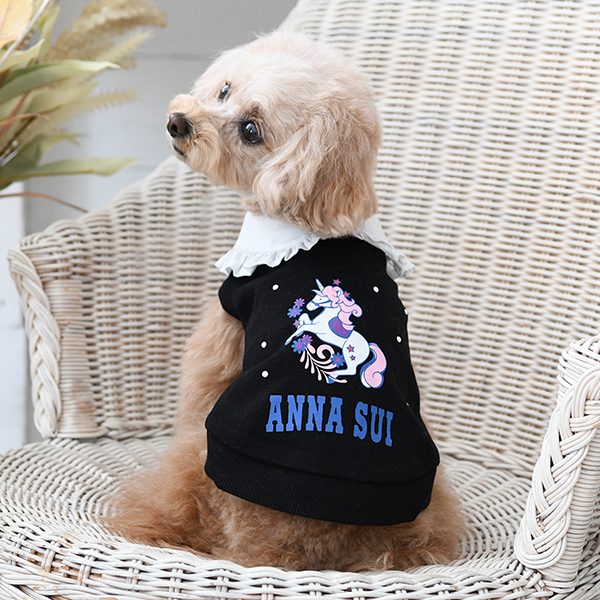 2024新商品 ANNA SUI（アナ スイ）ユニコーン襟付きプルオーバー