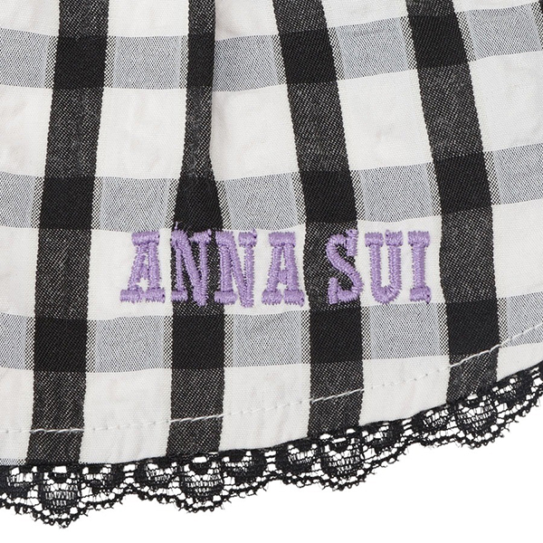 【先行予約販売期間のみ10％OFF！】2025新商品 ANNA SUI（アナ スイ）ギンガムチェックドッキングワンピ