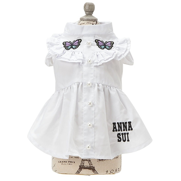 【先行予約販売期間のみ10％OFF！】2025新商品 ANNA SUI（アナ スイ）蝶刺繍シャツワンピ