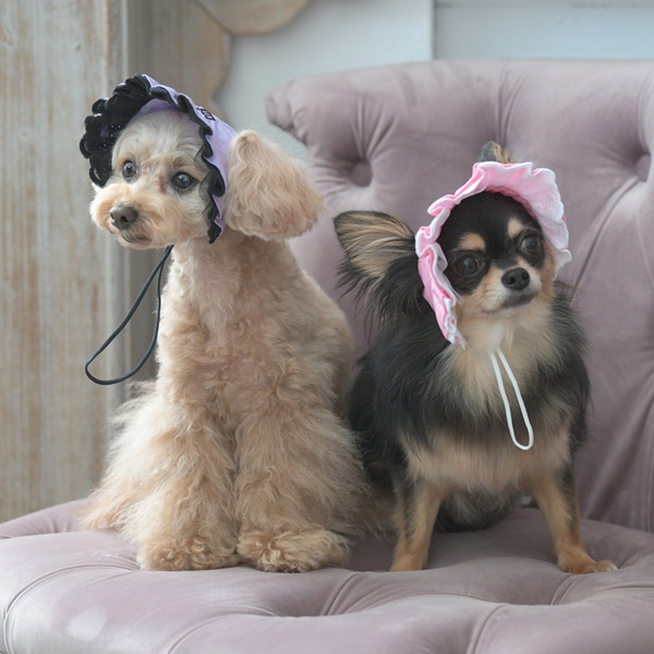 ANNA SUI(アナ スイ)UVカット加工付きコットンレース帽子|全2色