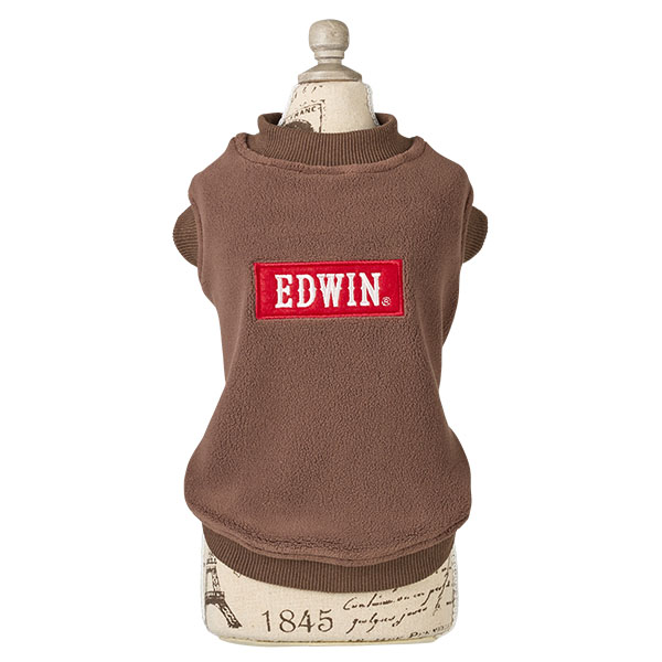 2024新商品 EDWIN（ エドウィン）もっちりフリースロゴスウェット