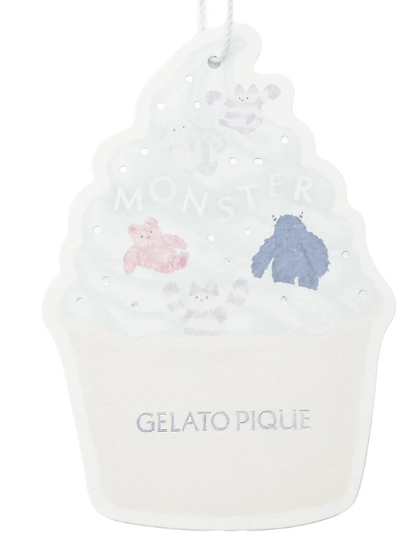 gelato pique（ジェラートピケ）【CAT&DOG】【販路限定商品】【PIQUE MONSTER】ケープ｜全2色