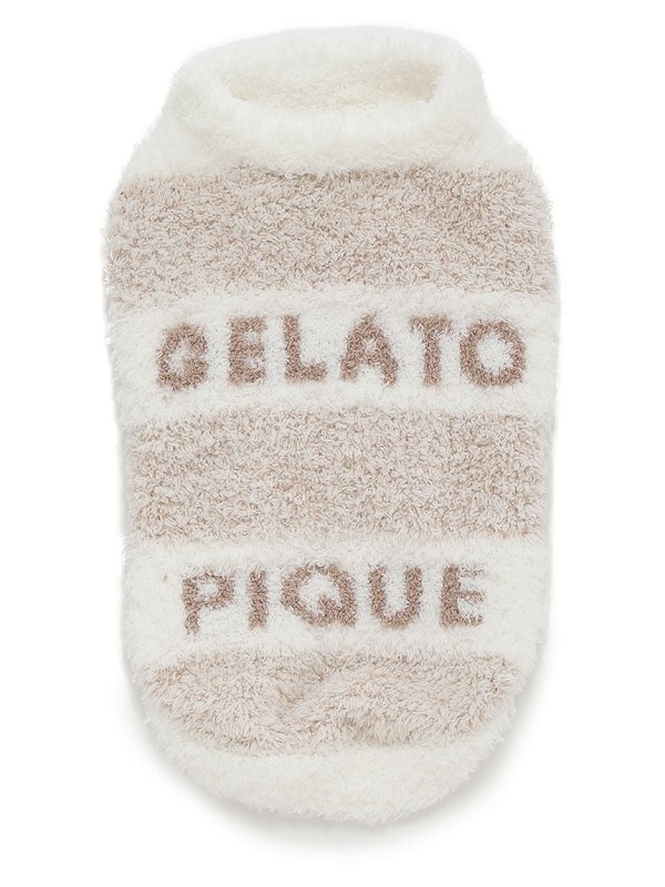 gelato pique（ジェラートピケ）【CAT&DOG】【販路限定商品】ジェラートメランジ2ボーダープルオーバー ラージサイズ｜全3色