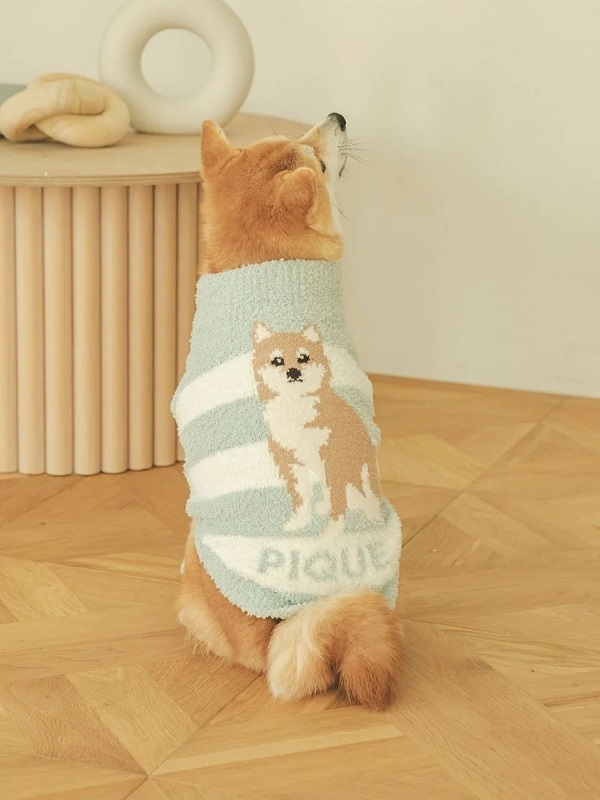 gelato pique（ジェラートピケ）【CAT&DOG】【販路限定商品】ベビモコ柴犬ジャガードプルオーバー