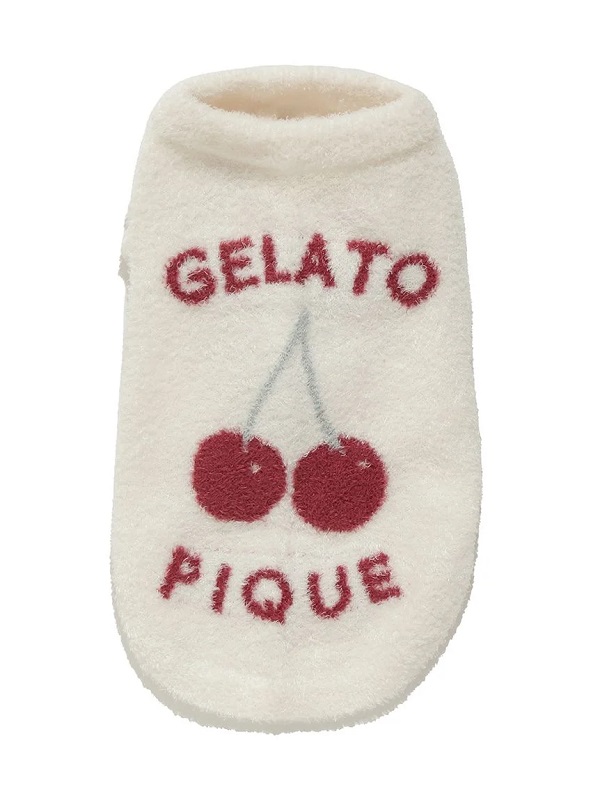 gelato pique（ジェラートピケ）【CAT&DOG】【販路限定商品】スムーズィーチェリージャガードプルオーバー｜全3色