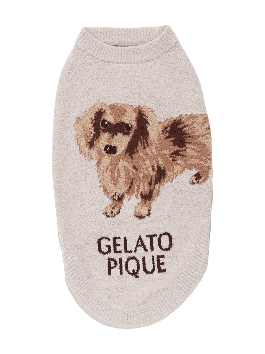 gelato pique（ジェラートピケ）【CAT&DOG】【販路限定商品】ダックスフンドジャガードノースリーブプルオーバー｜全2色