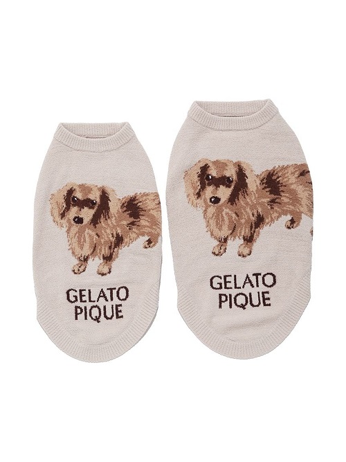 gelato pique（ジェラートピケ）【CAT&DOG】【販路限定商品】ダックスフンドジャガードノースリーブプルオーバー｜全2色