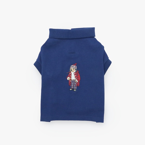 RALPH LAUREN（ラルフローレン）ホリデーベアメッシュポロシャツ / Holiday Bear Dog Mesh Polo Shirt