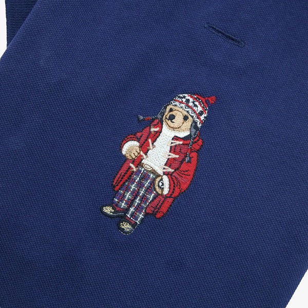 RALPH LAUREN（ラルフローレン）ホリデーベアメッシュポロシャツ / Holiday Bear Dog Mesh Polo Shirt