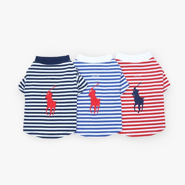 RALPH LAUREN（ラルフローレン）ポロポニーストライプTシャツ / Dog Polo Pony Stripe T-Shirt