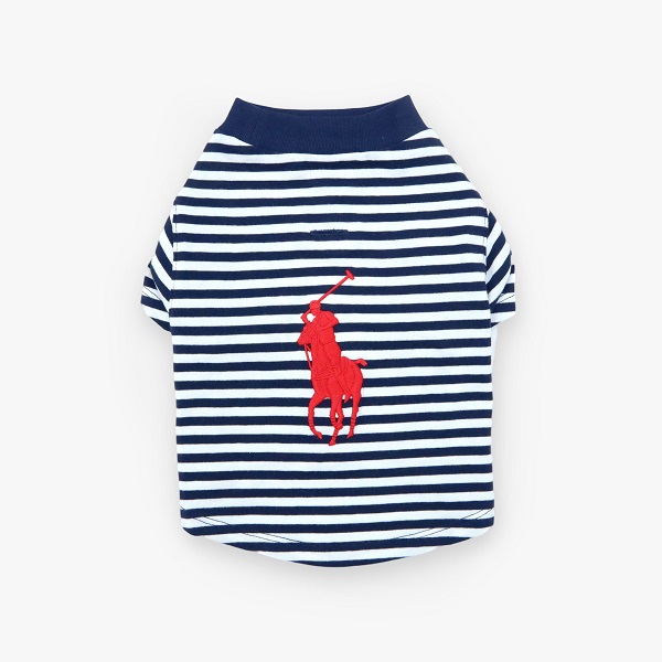 RALPH LAUREN（ラルフローレン）ポロポニーストライプTシャツ / Dog Polo Pony Stripe T-Shirt