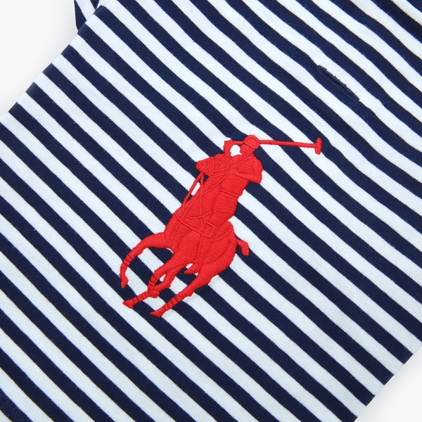 RALPH LAUREN（ラルフローレン）ポロポニーストライプTシャツ / Dog Polo Pony Stripe T-Shirt