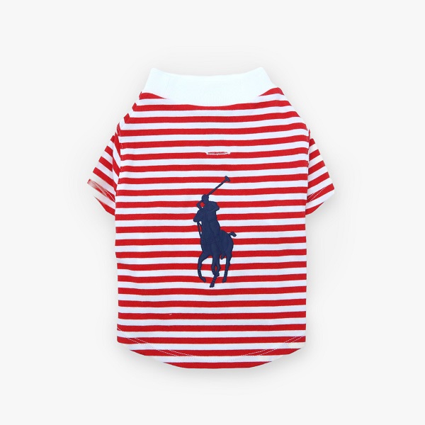 RALPH LAUREN（ラルフローレン）ポロポニーストライプTシャツ / Dog Polo Pony Stripe T-Shirt