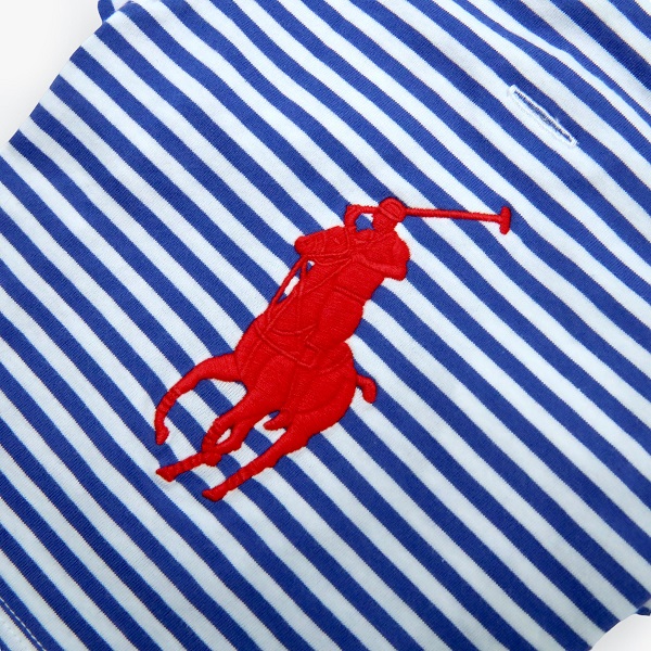 RALPH LAUREN（ラルフローレン）ポロポニーストライプTシャツ / Dog Polo Pony Stripe T-Shirt