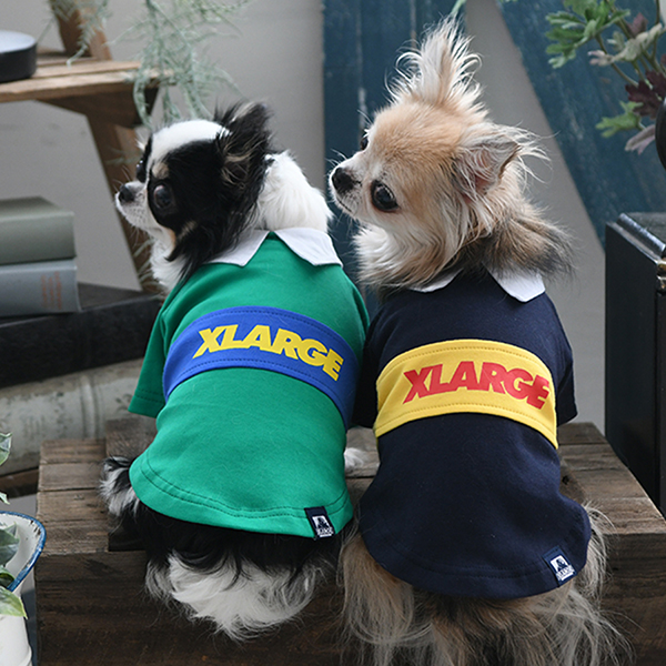 2023秋冬 XLARGE（エクストララージ）ラガーシャツ | 犬服・ドック