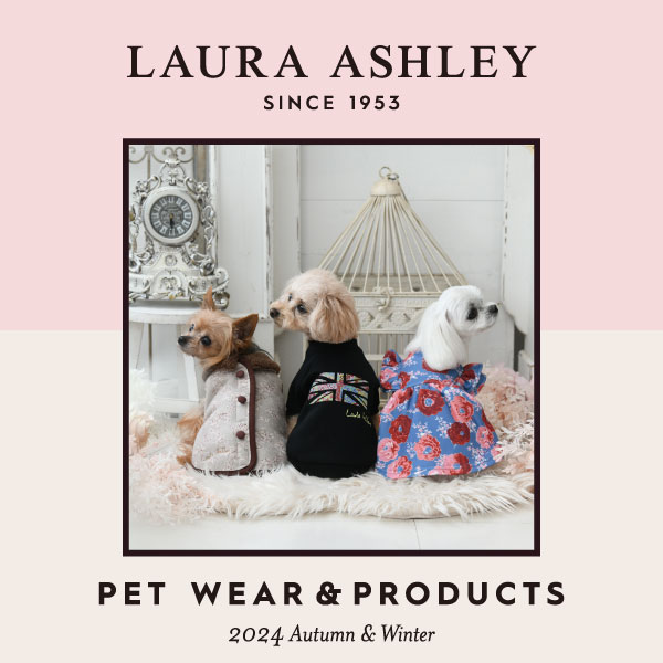 2024新商品 LAURA ASHLEY（ローラアシュレイ）ユニオンプリントもちのびプルオーバー